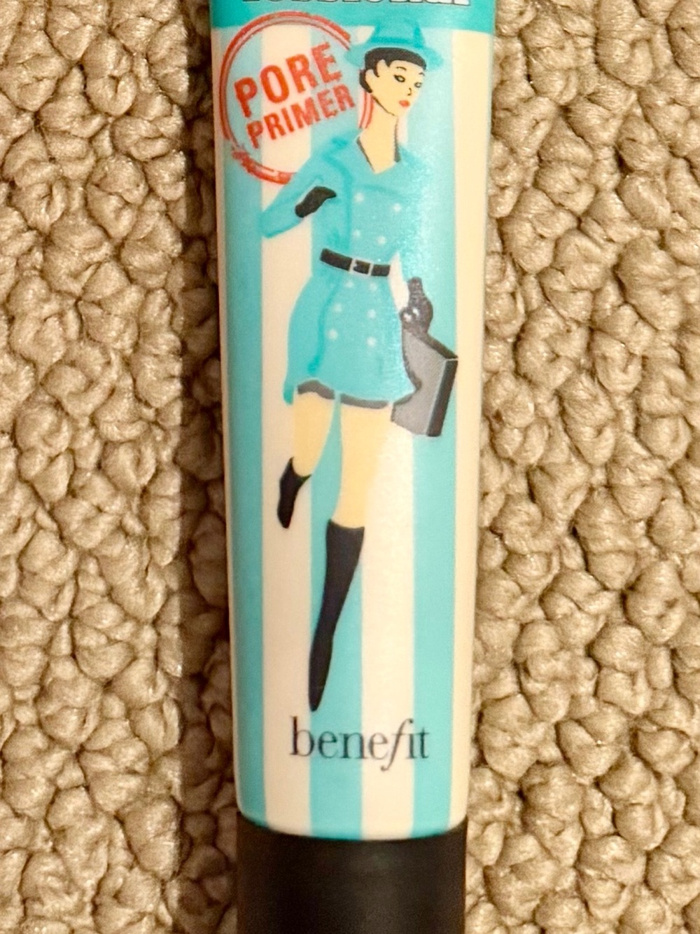 Benefit PORE PRIMER Tube in Teal, White, Black